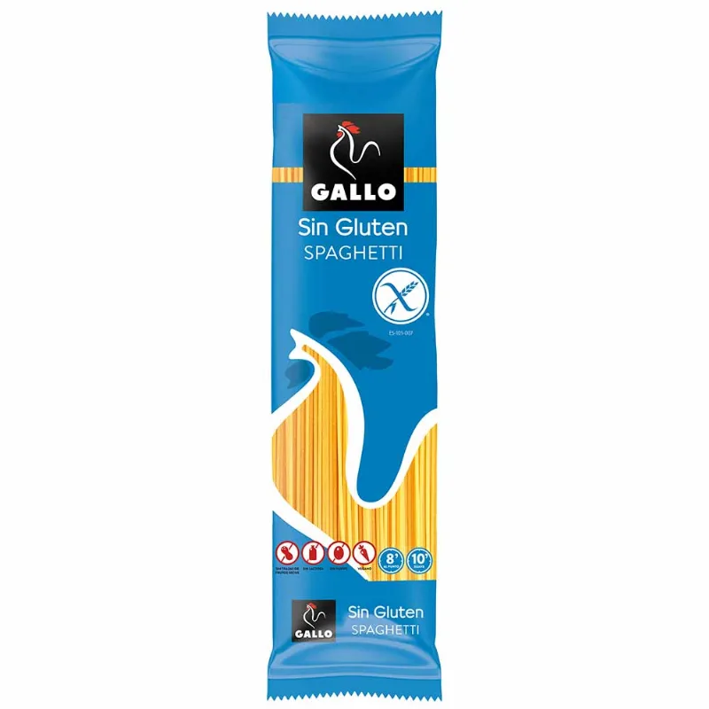 Fideo Spaghetti GALLO sin Gluten Bolsa 450g