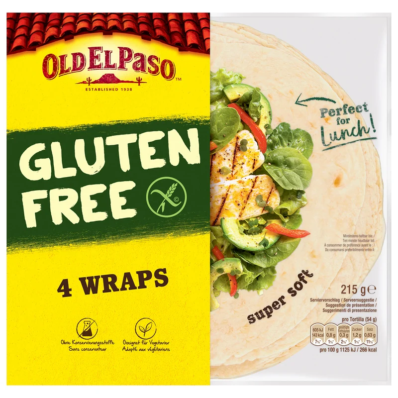 Old El Paso Tortilla wraps XL 215 gram