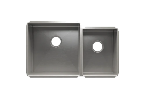 Julien - J7 sink undermount, double L18X18X10 R12X16X8