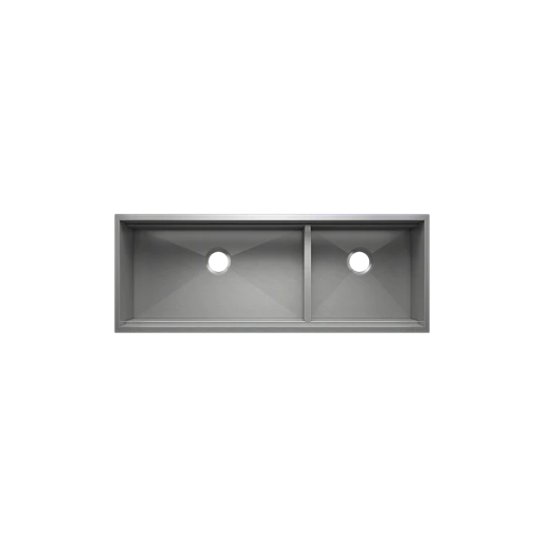 Julien - Smartstation Undermount Double-Bowl Workstation Kitchen Sink, L30X18X10 R18X18X10