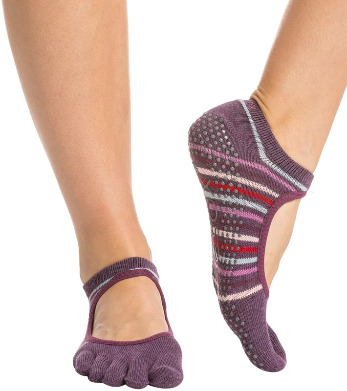 Toesox Bella Full-Toe Yoga Grip Socks Freestyle / M