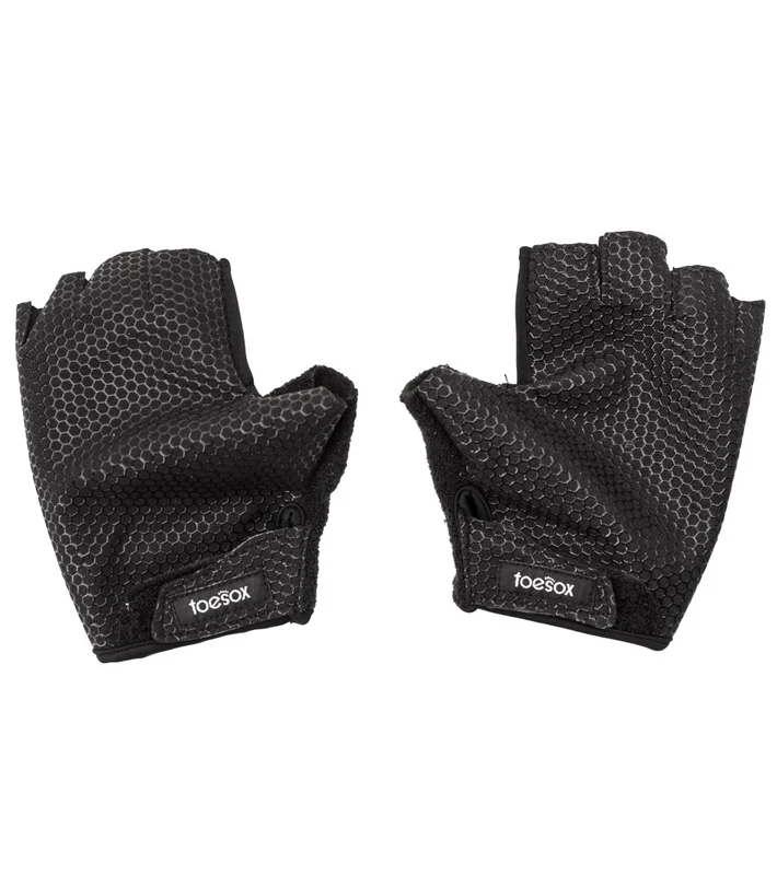 Toesox Yoga Grip Gloves Black / L