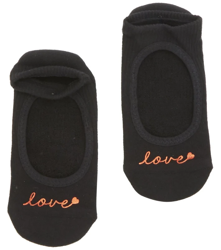 Tavi Emma Barre Grip Socks Ebony True Love / M