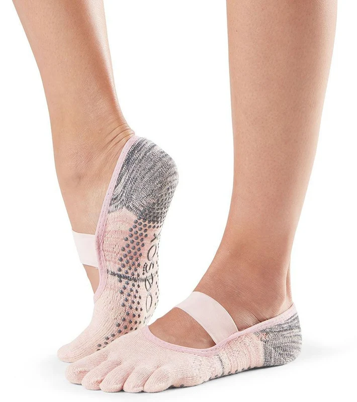 Toesox Mia Full-Toe Yoga Grip Socks Flurry / S