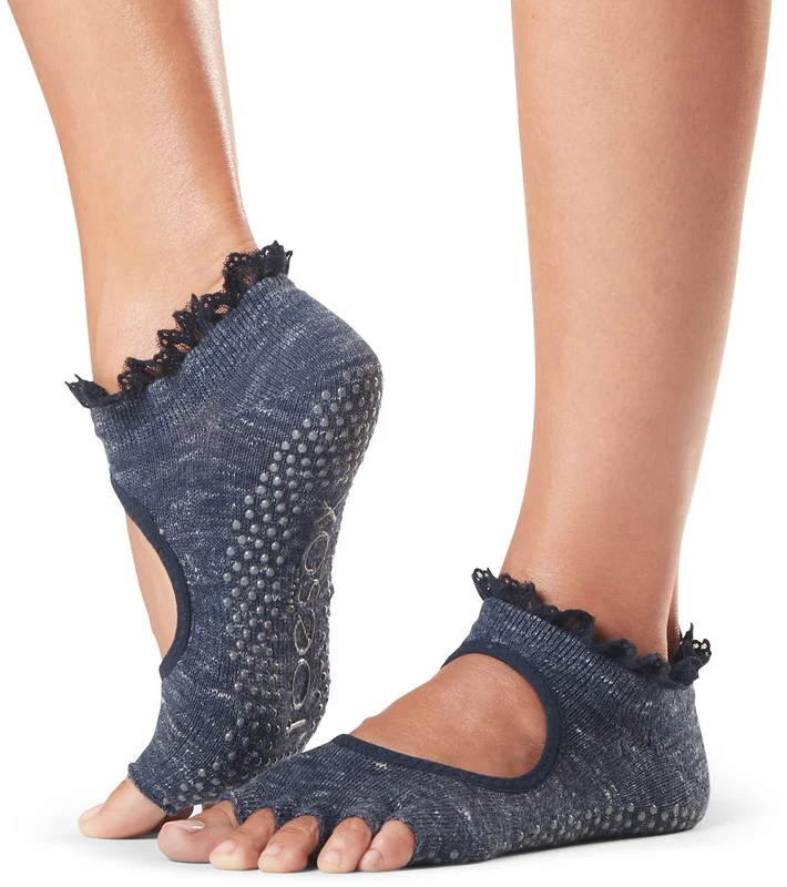 Toesox Bella Half-Toe Yoga Grip Socks Ballad / S
