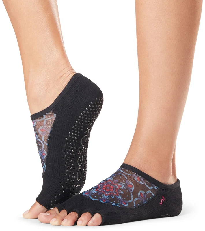 Toesox Luna Half-Toe Yoga Grip Socks Karma / S