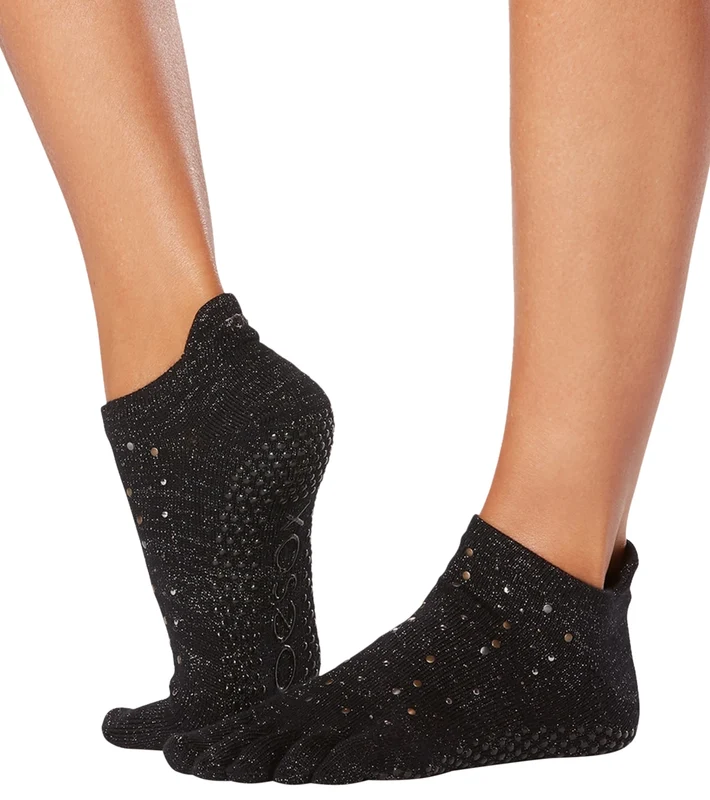Toesox Low Rise Full-Toe Yoga Grip Socks Gala / S