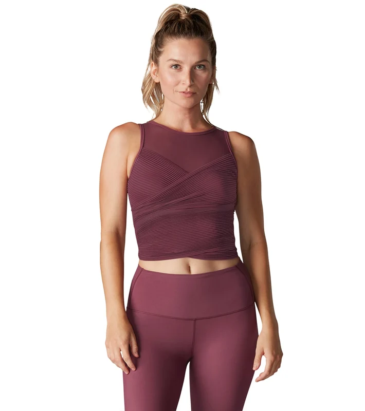 Tavi Pleated Bra Garnet / M