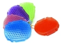 Equi-Star Jelly Glitter Scrubbers Lime / One