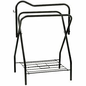 Equiessent Portable Saddle Rack Black Black