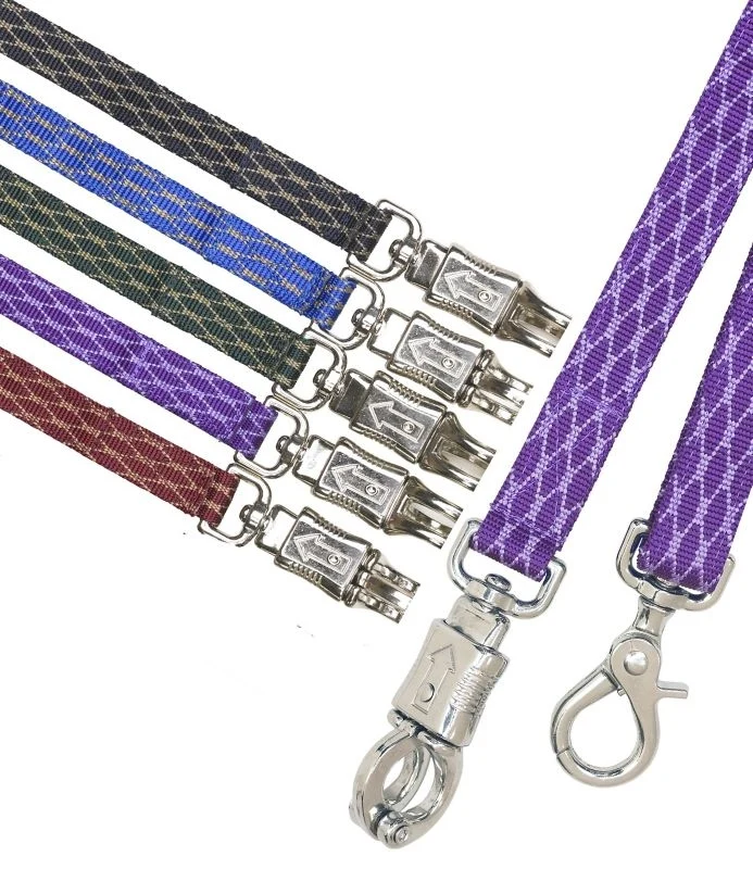 Equi-Star Adjustable Trailer Tie Burgundy