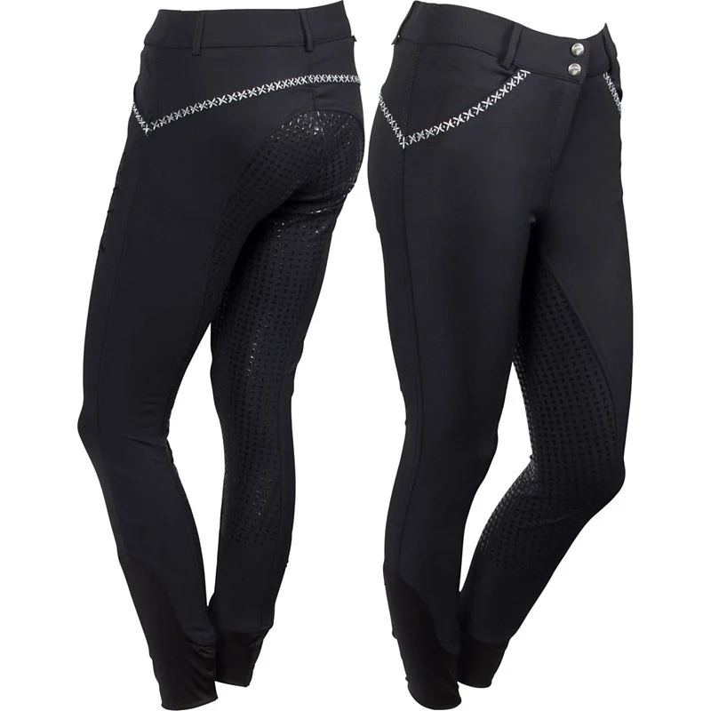 Catago Ladies Emily Full Seat Breeches 26 Regular Grey / 36 Regular