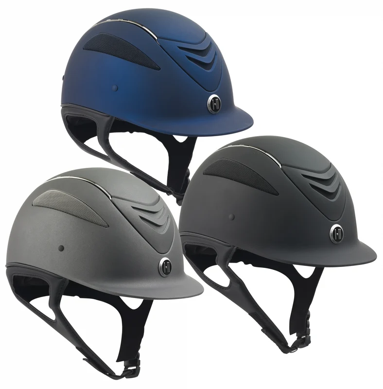 One K Defender Chrome Stripe Helmet Black Matte / Medium