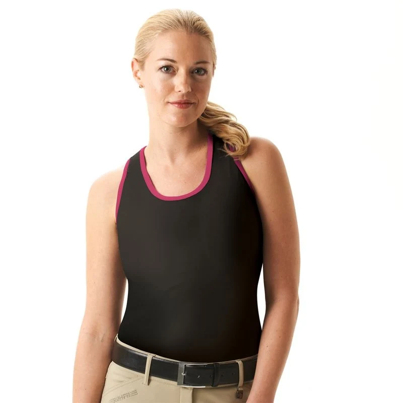 Cheata Trotter Tank Black Hot Pink / X-Small