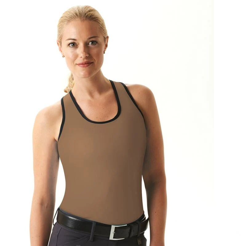 Cheata Trotter Tank Dark Khaki Black / Small