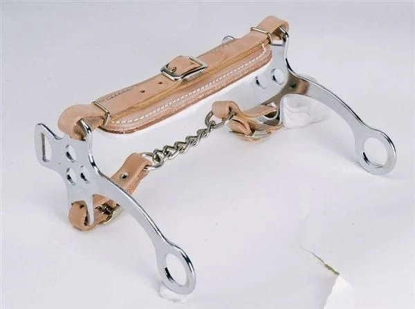 Centaur Fleece Lined Hackamore Stainless Steel Stainless Steel