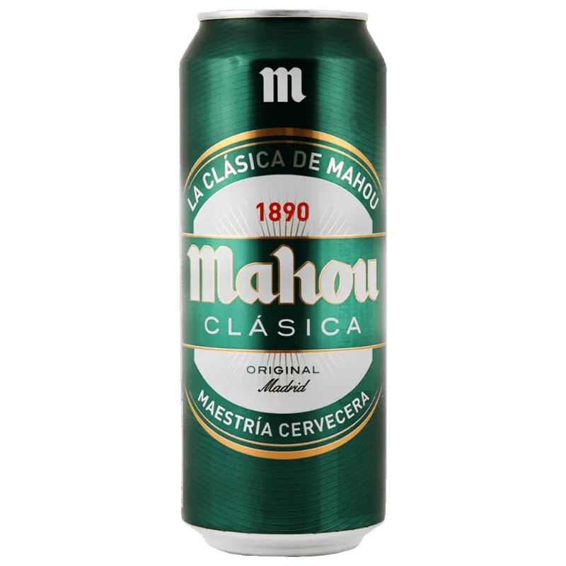 Cerveza Mahou Lager 4.7° 500 cc