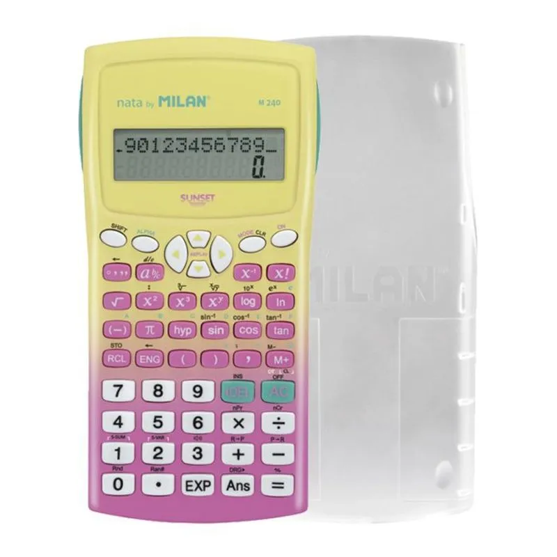 Calculadora Cientifica Milan Sunset Edition m240 Rosa/Sunset