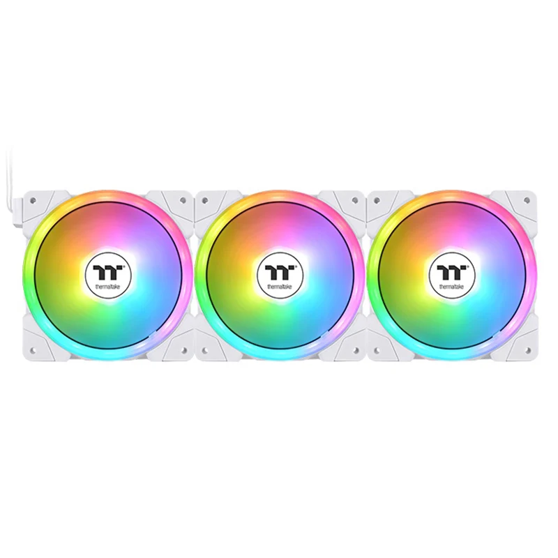 Thermaltake SWAFAN EX12 120mm ARGB White PWM Fan - 3 Pack (CL-F169-PL12SW-A) Umart Online