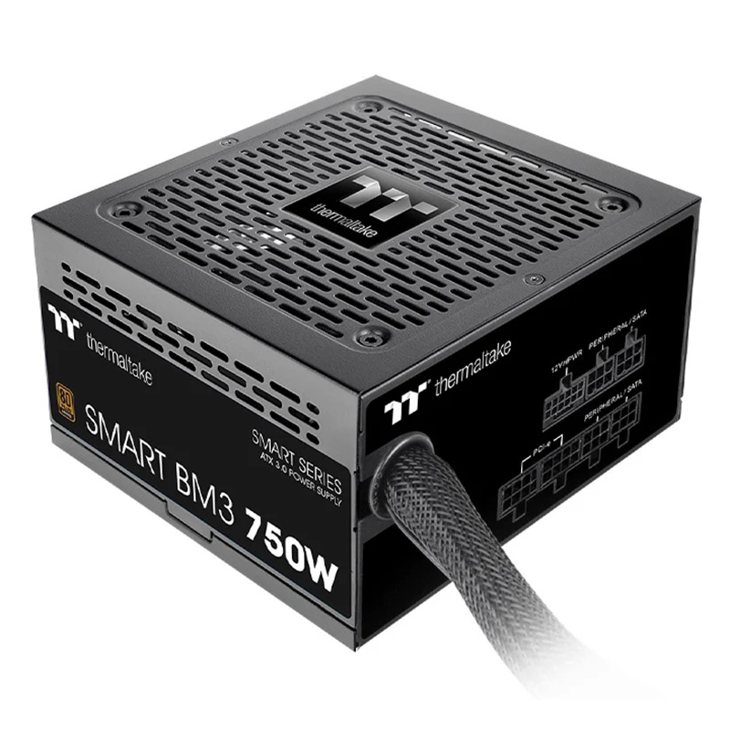 Thermaltake 750W Smart BM3 80+ Bronze Rated ATX 3.0 Semi Modular Power Supply (PS-SPD-0750MNFABA-3) Centre Com