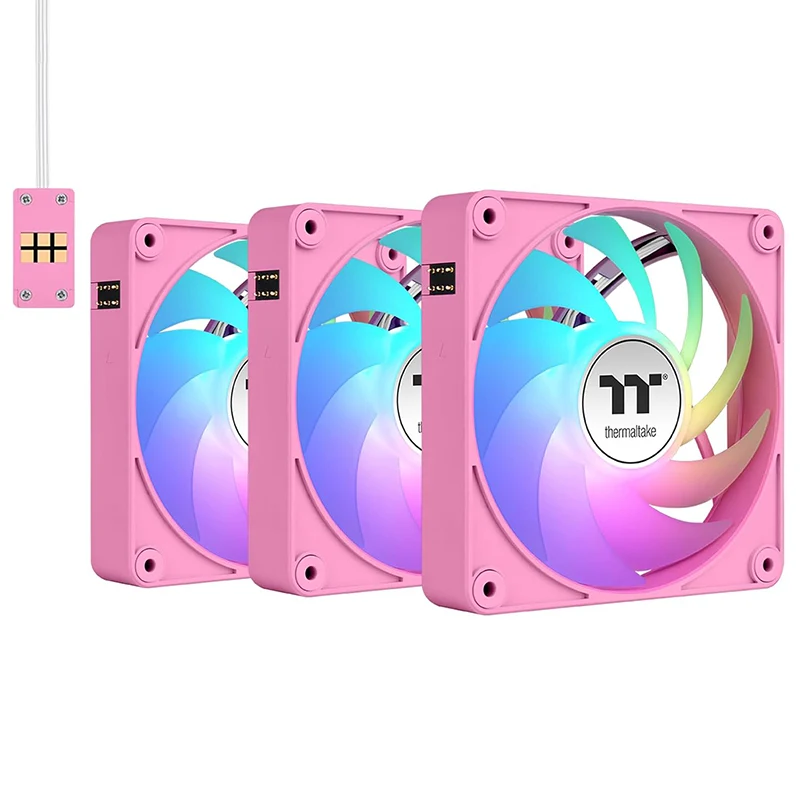 Thermaltake CT120 EX ARGB 120mm Fan 3-Pack – Pink Umart Online