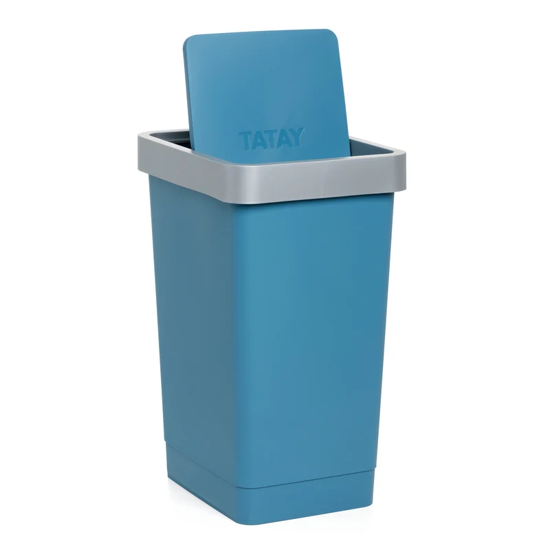 T1050.01 Tatay Swing Dustbin Smart 25L (Blue)