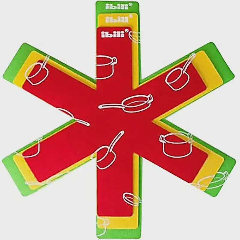 Conjunto 3 Protetores De Panelas Fieltro Colorido 45Cm Ibili