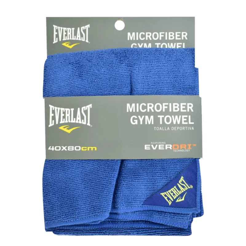 Toalla Deportiva Microfibra Terry Azul