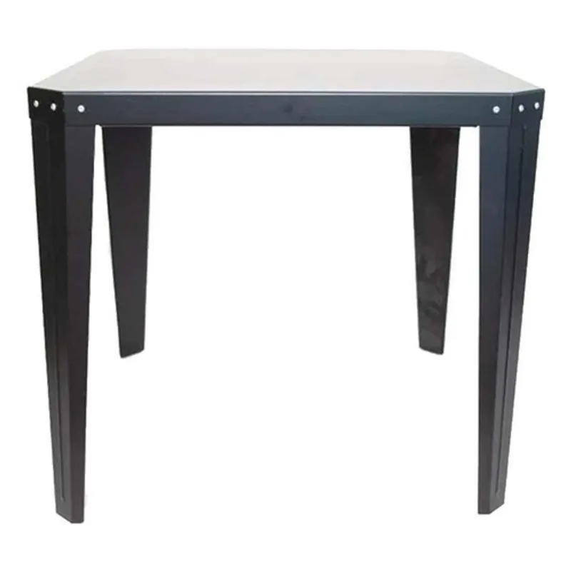 Mesa Tromen Runko 76 Cm Chapa Negra Exterior