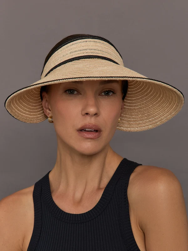 Trixie Packable Visor - Camel/black Camel/black / O/S