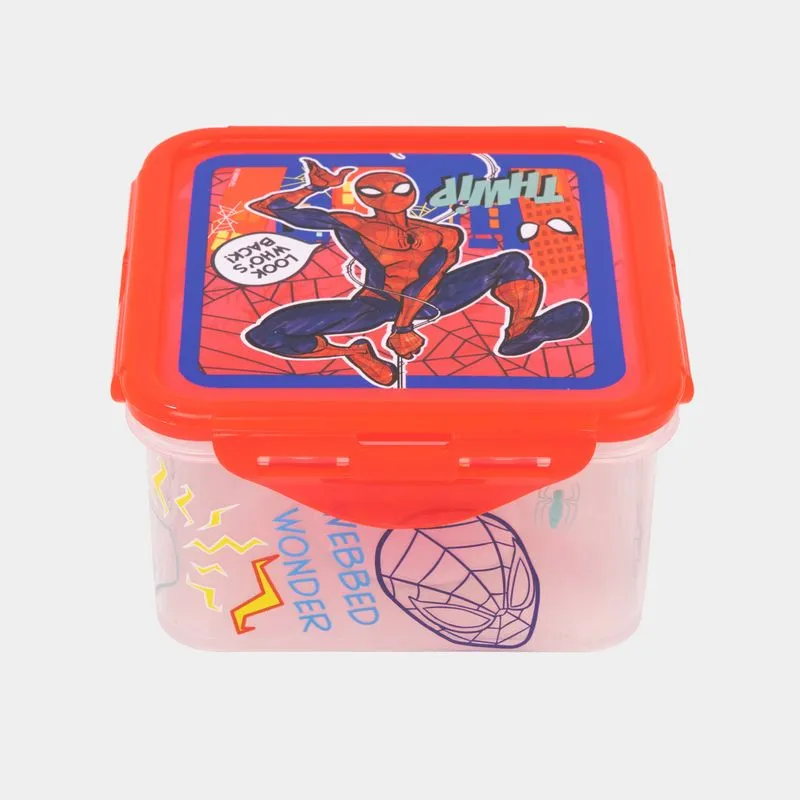 Portacomida Spiderman rojo
