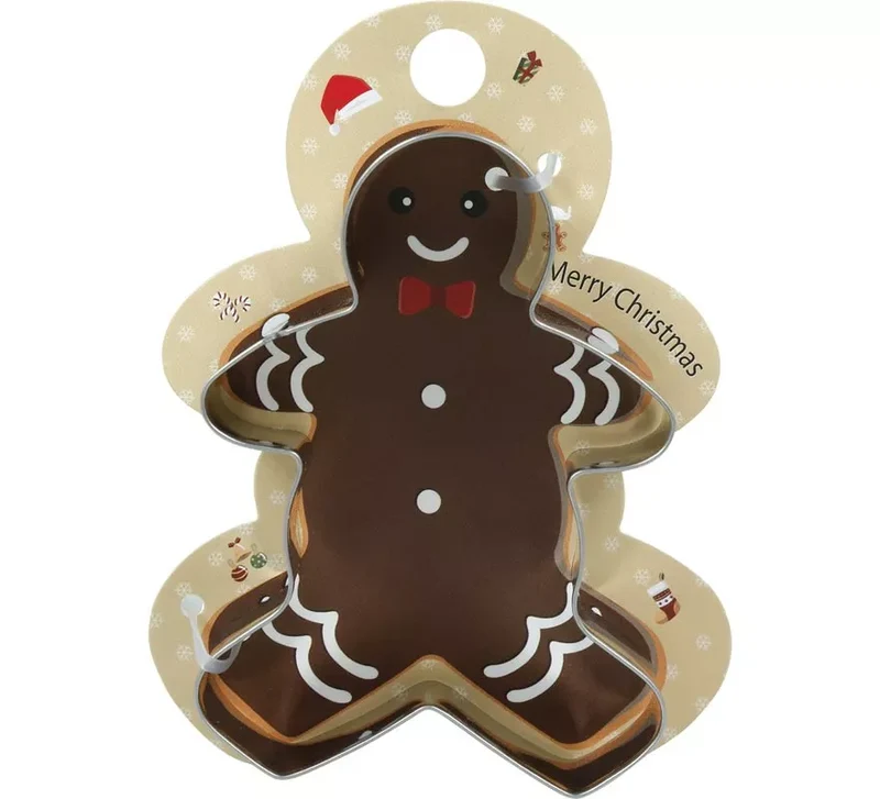 Molde Metálico de Muñeco de Jengibre para Galletas de 9 cm Sin talla