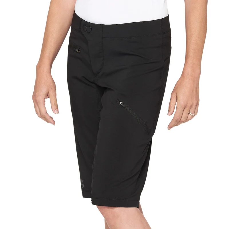 100% Ridecamp Women's Shorts Black SM