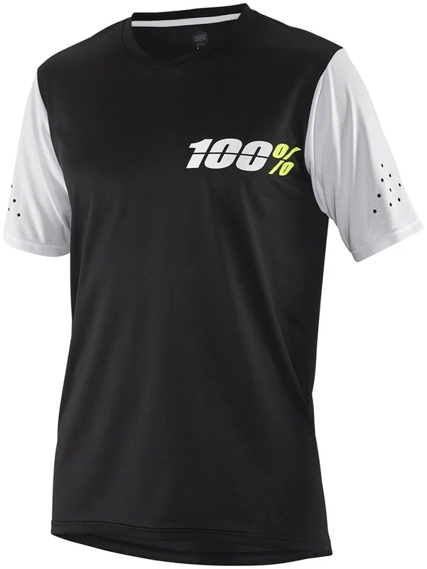 100% Ridecamp Youth Jersey Black Short Sleeve Youth Large