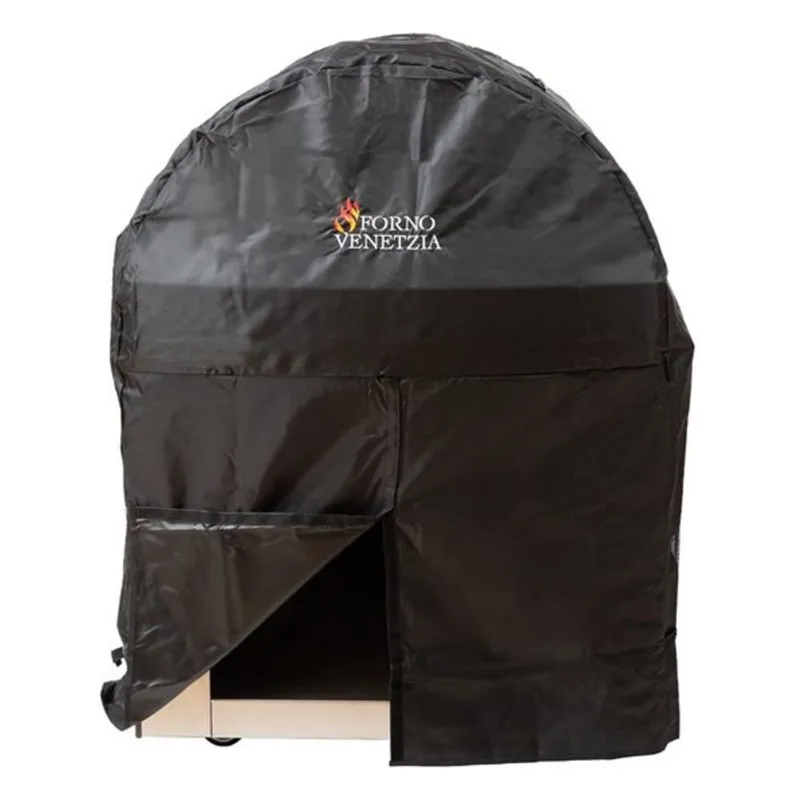 Forno Venetzia Pronto Black Polyester Outdoor Pizza Oven Cover - Cart Model