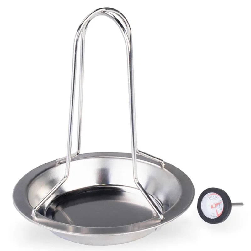 LAFLAMME & CO Chicken Roaster in Stainless Steel with Thermometer