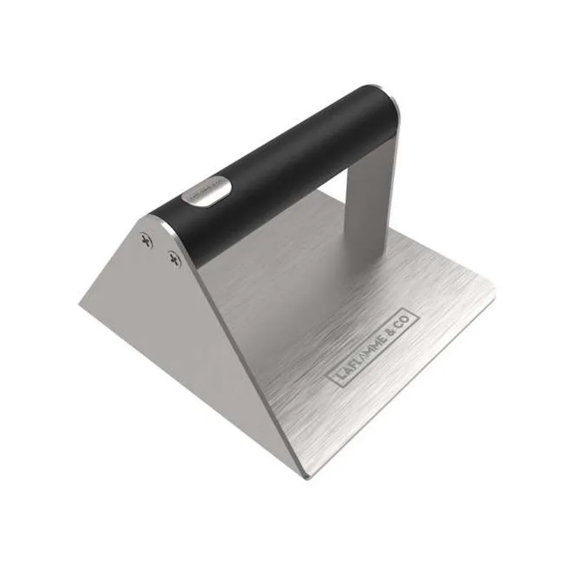 Laflamme & CO Hamburger Press Square in Stainless Steel 5.5-in