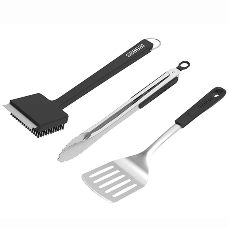 Laflamme & CO BBQ Tool Set in Steel and Nylon - 3-Piece