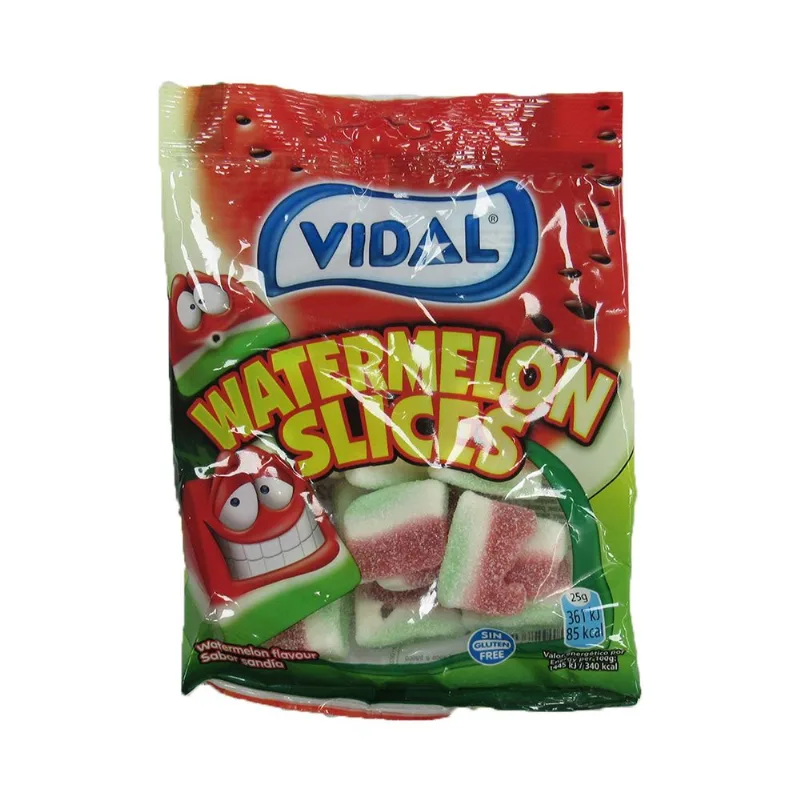 Gomitas tajadas sandia Vidal 100 g.