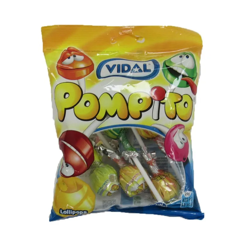 Chupetines surtidos pompitos Vidal 100 g.