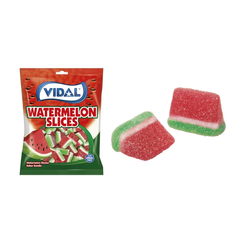 Gomitas Sandias Sin Gluten 90gr Vidal