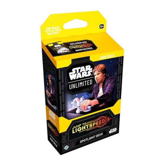 Fantasy Flight Games Star Wars Unlimited Jump to Lightspeed Han Solo Spotlight Deck Gameology