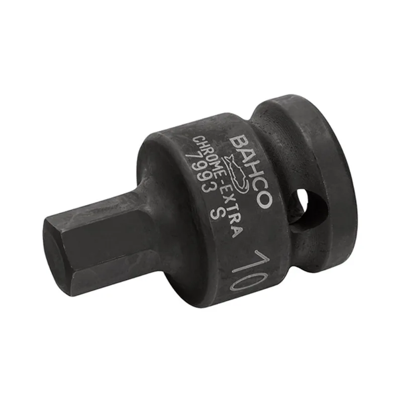 Dado hexagonal de impacto 12mm encastre 1/2 Bahco de Acero Pulido
