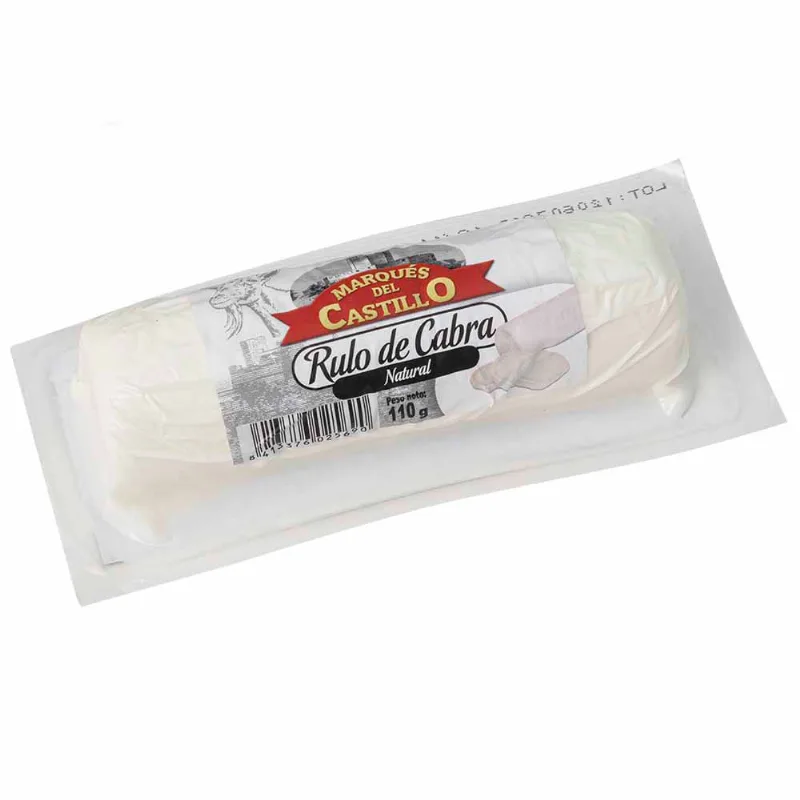 Queso Rulo de Cabra Natural MARQUES DEL CASTILLO Paquete 110g