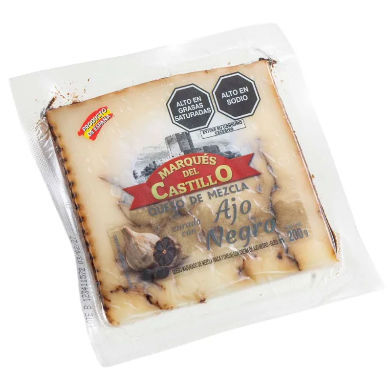 Queso Mezcla Curado Ajo MARQUES DEL CASTILLO Cuña 200g