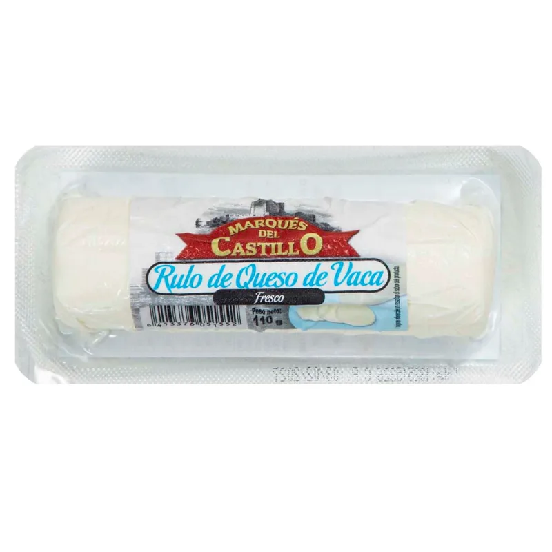 Queso Rulo de Vaca Natural MARQUÉS DEL CASTILLO Paquete 110g