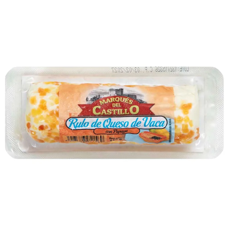 Queso Rulo de Vaca Papaya MARQUÉS DEL CASTILLO Empaque 110g