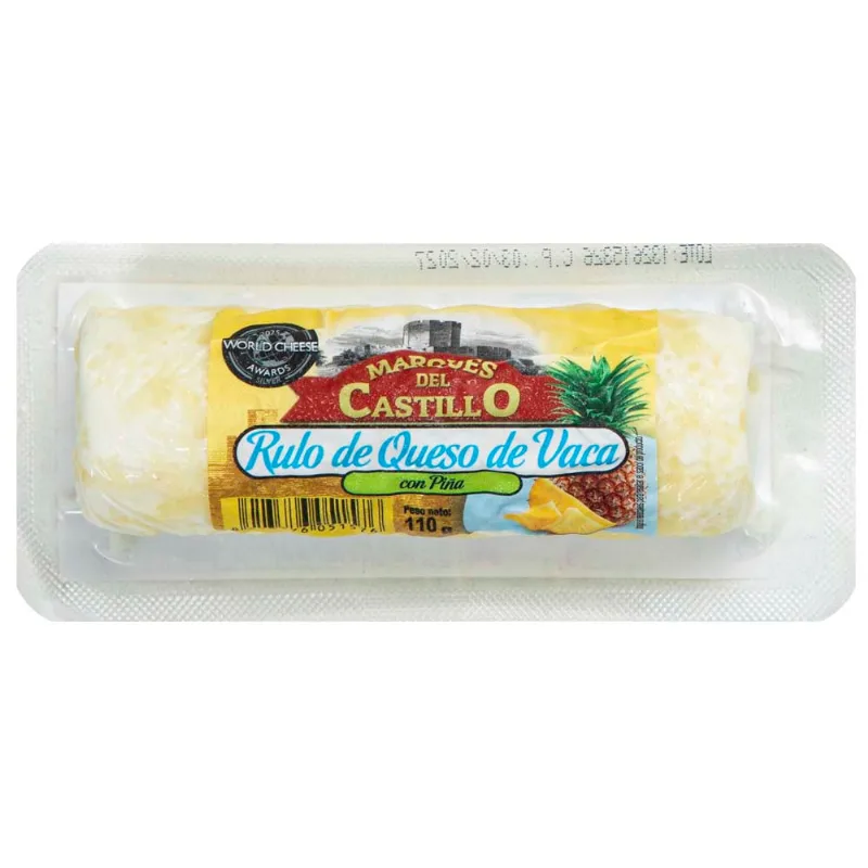 Queso Rulo de Vaca Piña MARQUÉS DEL CASTILLO Paquete 110g