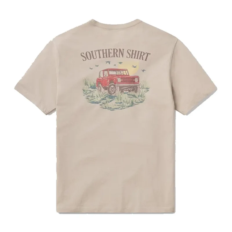 Southern Shirt Men's Outer Banks Short Sleeve T-Shirt TAUPE / XLRG