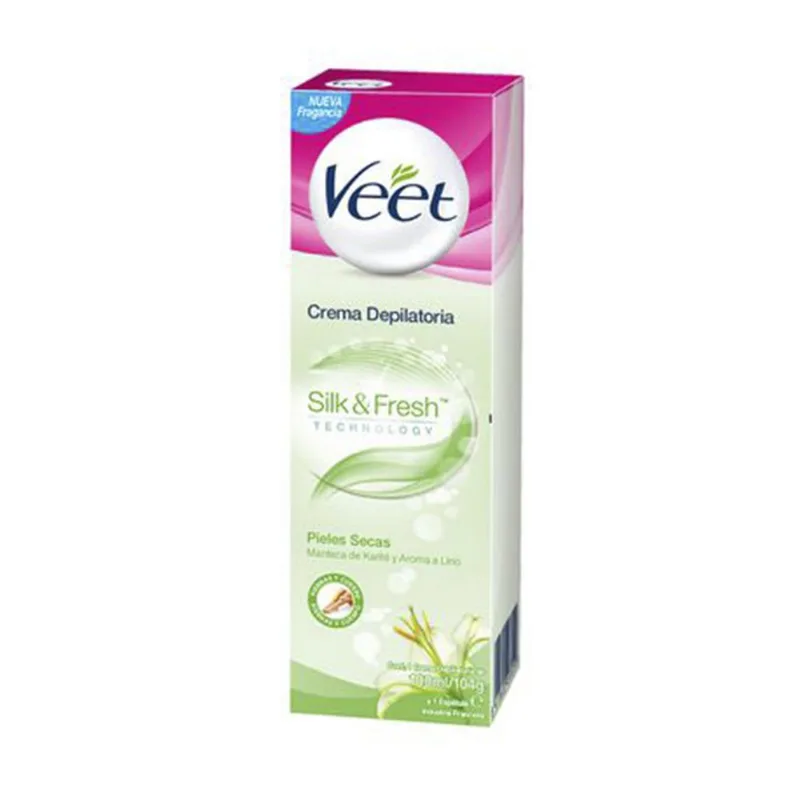 Crema depilatoria Veet piel seca 100 cc.